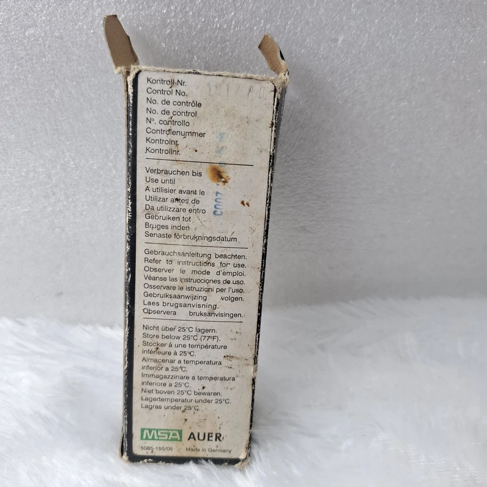 MSA AUER Natural Gas Detector Tubes Part No. 655789-LOT OF 9 Ind. Gas Testing